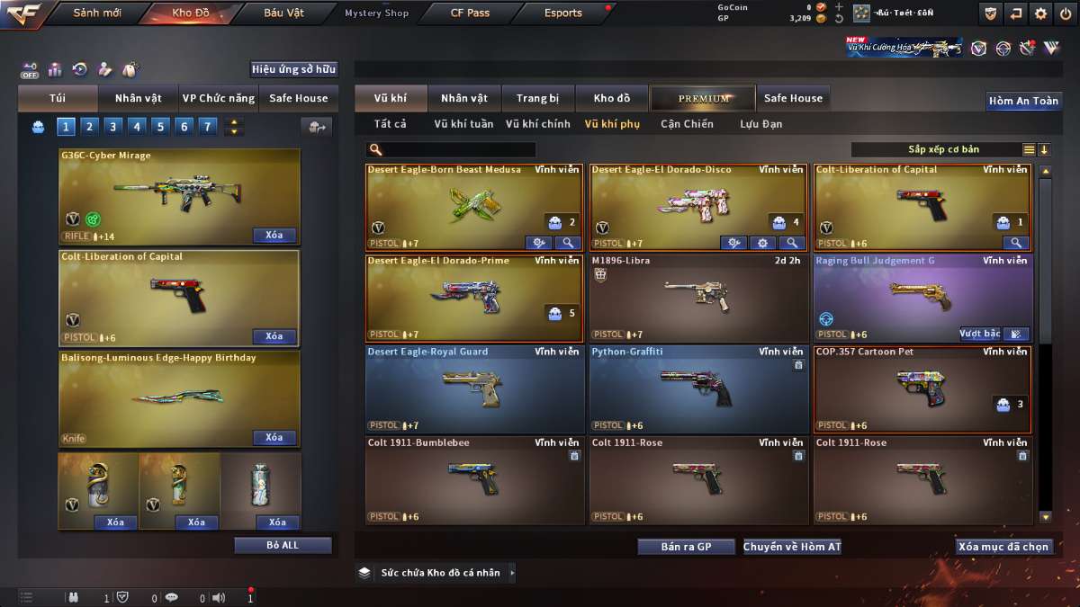 shop acc cf uy tin gia re